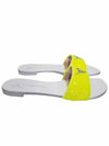 E800023 001 Logo Sandals Yellow - GIUSEPPE ZANOTTI - BALAAN 1