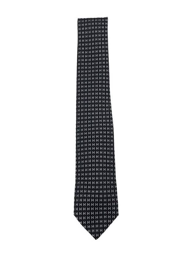 Men s Pacone H Bicolor Tie Lesser - HERMES - BALAAN 2