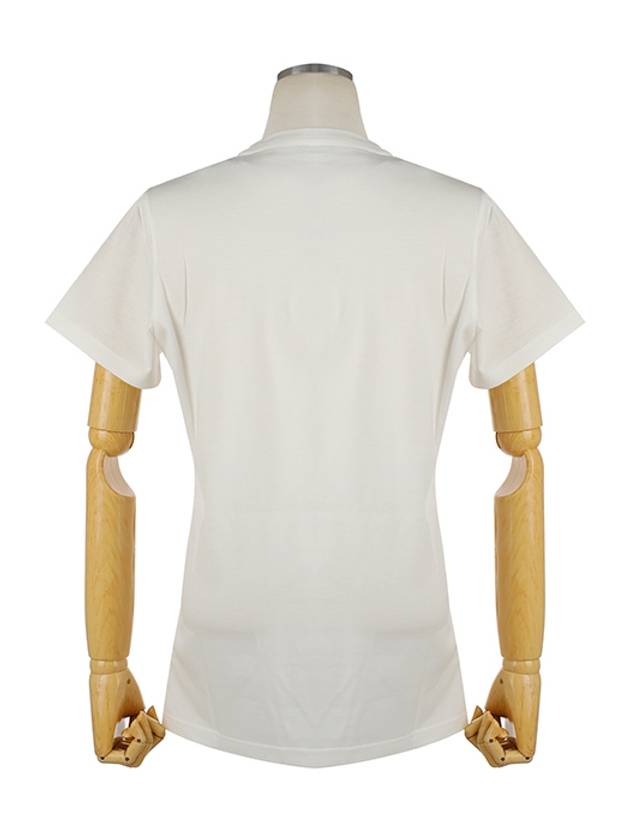 Life Logo Short Sleeve T-Shirt White - MONCLER - BALAAN 4