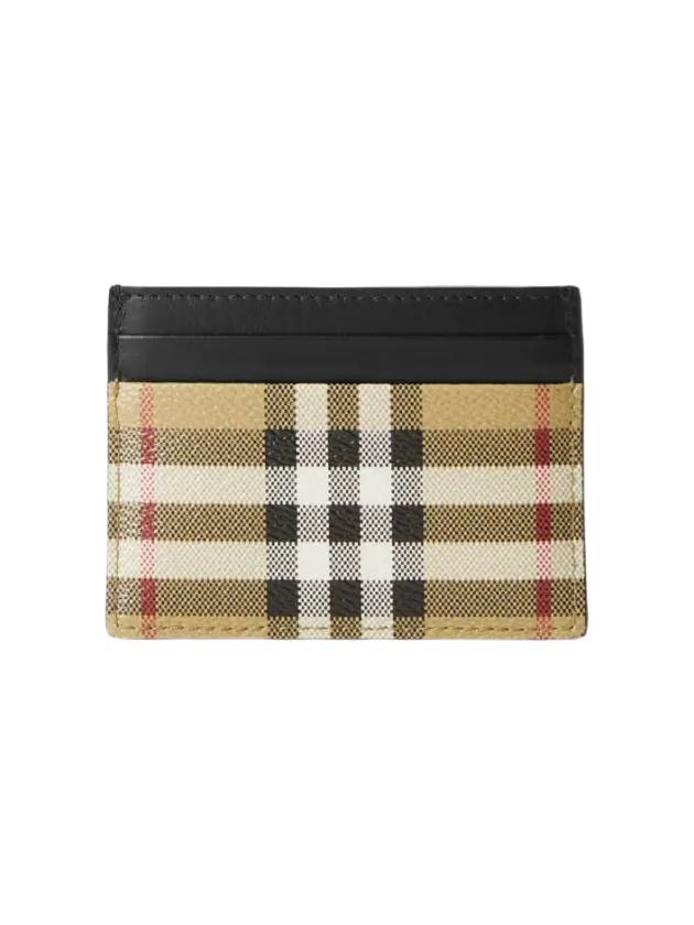 Vintage Check Card Wallet Beige - BURBERRY - BALAAN 3