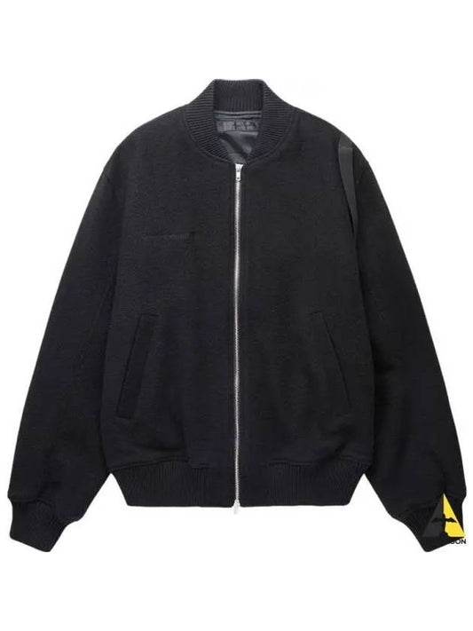 Wool Bomber Jacket Black - HELMUT LANG - BALAAN 2