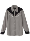 western cowboy shirt gray - MSKN2ND - BALAAN 3