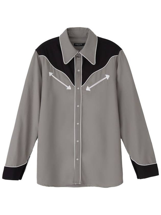 western cowboy shirt gray - MSKN2ND - BALAAN 3