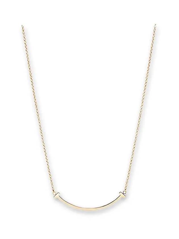 Tiffany T Smile Pendant Small Necklace - TIFFANY & CO. - BALAAN 1