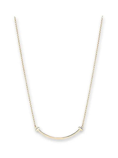 Tiffany T Smile Pendant Small Necklace - TIFFANY & CO. - BALAAN 1