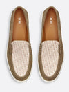 Granville Oblique Jacquard Suede Loafers Brown - DIOR - BALAAN 4