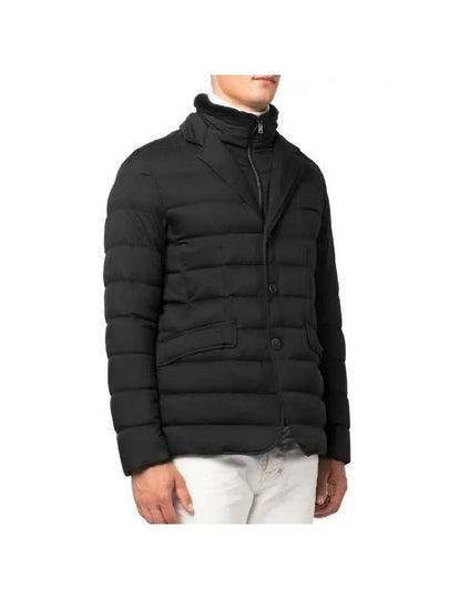 Men's Zipper Goose Down Padding Black - HERNO - BALAAN 2