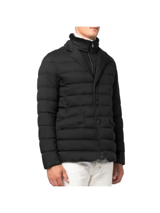 Men's Zipper Goose Down Padding Black - HERNO - BALAAN 2