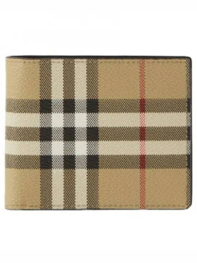 Vintage Check Slim Half Wallet Beige - BURBERRY - BALAAN 2