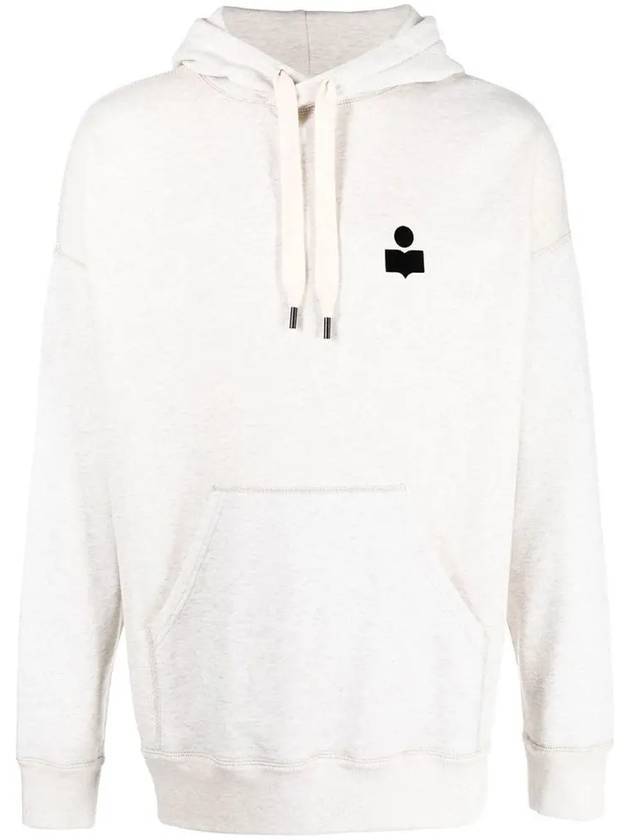 Malek Logo Hoodie Ecru - ISABEL MARANT - BALAAN 1