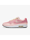 Men's Air Max 1 Premium Lemonade Low Top Sneakers Strawberry - NIKE - BALAAN 1