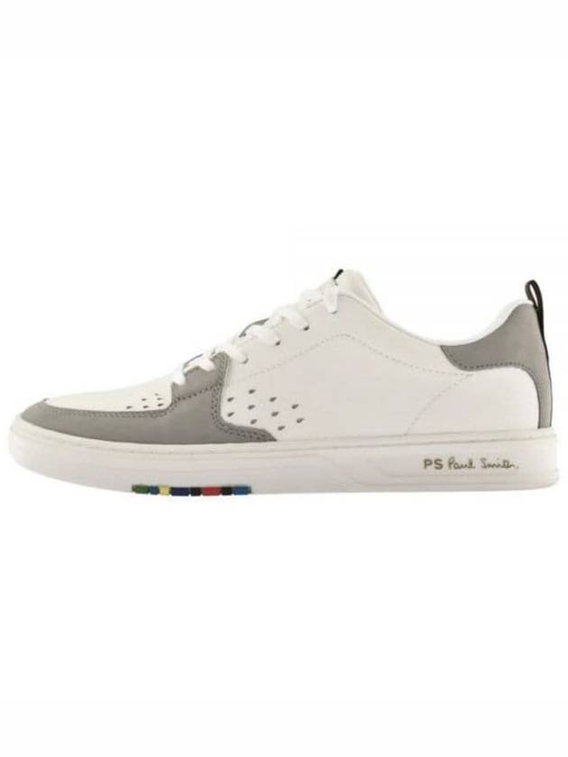 Leather Low Top Sneakers White - PAUL SMITH - BALAAN 2