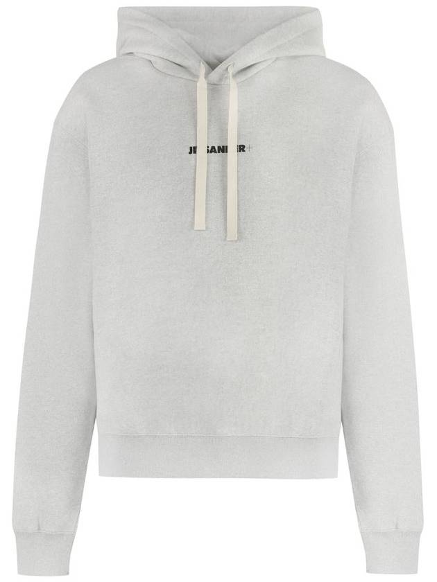 Plus Logo Hoodie Grey - JIL SANDER - BALAAN 2