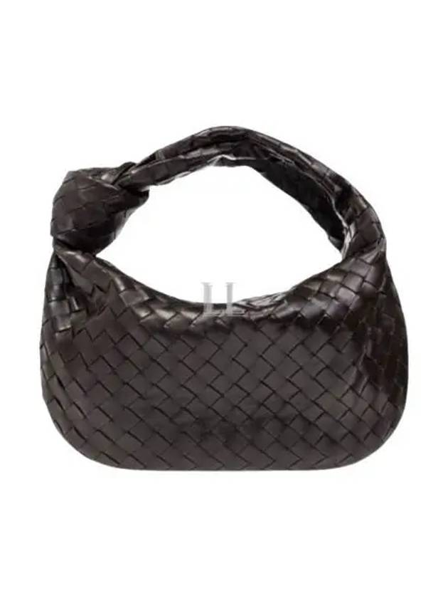 Teen Jodie Intrecciato Leather Tote Bag Brown - BOTTEGA VENETA - BALAAN 2