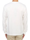 Logo Patch Cotton Jersey Long Sleeve T-Shirt White - STONE ISLAND - BALAAN 4