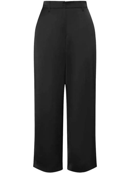 23FW Monza Satin Rayon Pants Black 2391360539 006 - MAX MARA - BALAAN 2