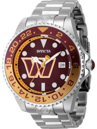 Invicta NFL Washington Commanders Automatic Date Dive Red Dial Men's Watch 45027 - INVICTA - BALAAN 1