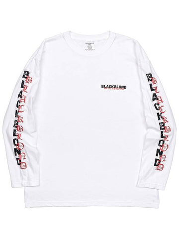 BBD Overlap Logo Long T Shirt White - BLACKBLOND - BALAAN 1