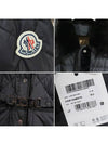 Women's Cygne Logo Patch Short Down Padded Jacket Black - MONCLER - BALAAN 6