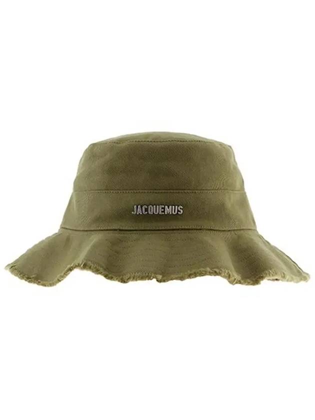 Le Bob Artichaut Cotton Bucket Hat Khaki - JACQUEMUS - BALAAN 6