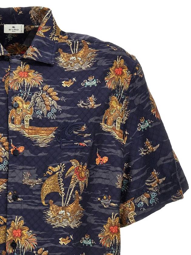 Etro Embroidered Logo Print Shirt - ETRO - BALAAN 3