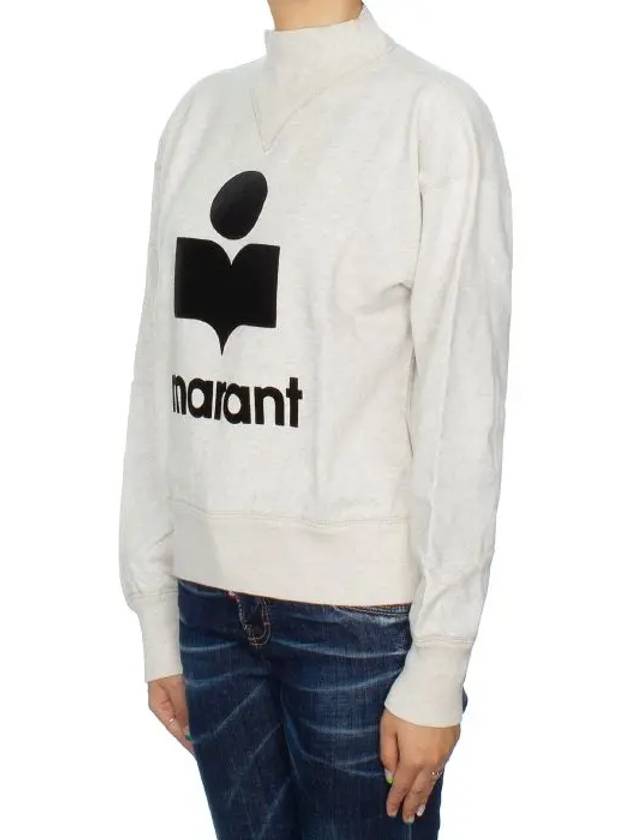 Moby Logo Print Sweatshirt Ecru - ISABEL MARANT - BALAAN 4