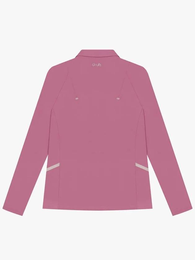 Drew Incision Modified Poly Long Sleeve T-Shirt DF41LT03MAGENTA - DRUH GOLF - BALAAN 2