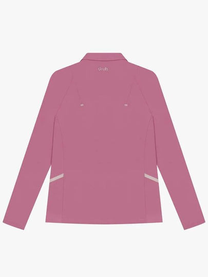 Drew Incision Modified Poly Long Sleeve T-Shirt DF41LT03MAGENTA - DRUH GOLF - BALAAN 2