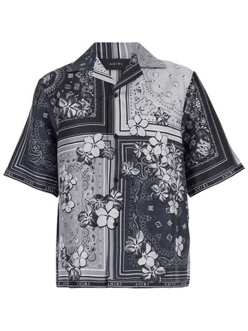 Bandana Floral Bowling Shirt - AMIRI - BALAAN 1