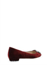 19SS10MM HANGISI Swarovski velvet flat shoes - MANOLO BLAHNIK - BALAAN 4