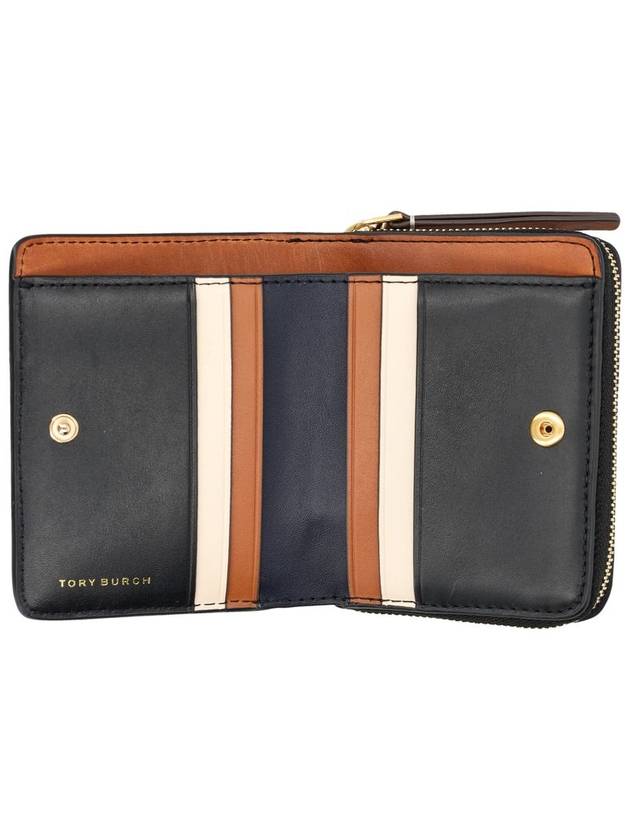 Tory Burch Robinson Pebbled Bi-Fold Wallet - TORY BURCH - BALAAN 3