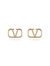 Valentino 4W2J0G76 MET CS4 J0G76 Garavani V logo earrings - RED VALENTINO - BALAAN 2