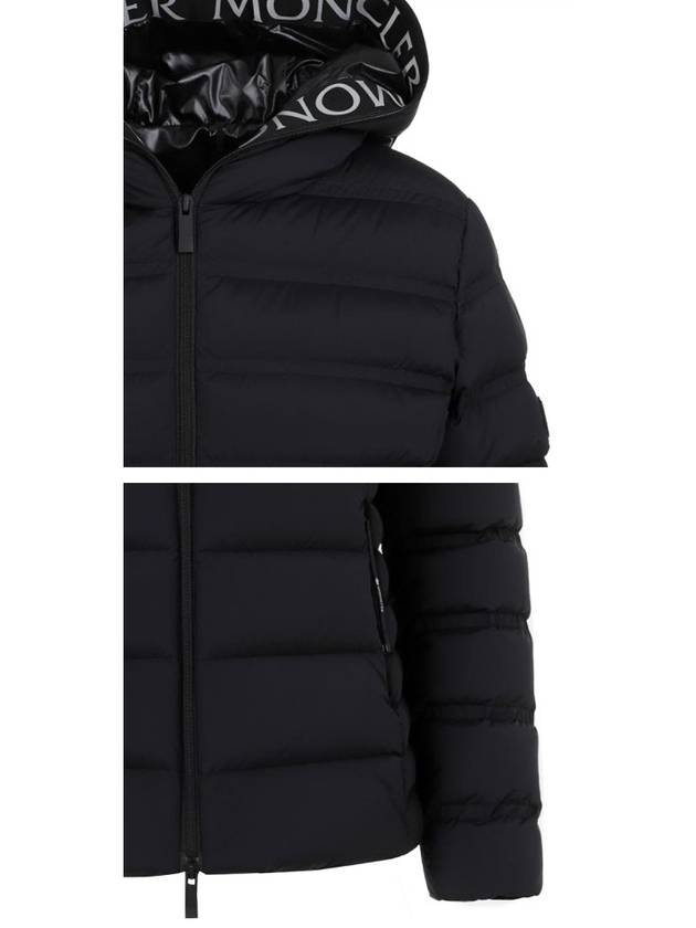 1A00021 595FK 999 ALETE Hooded Down Padded Black Women s Jacket TEO - MONCLER - BALAAN 5