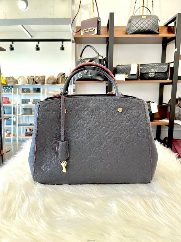 Daol Merchant Store Montaigne MM Empreinte Navy M42746 Condition A - LOUIS VUITTON - BALAAN 1