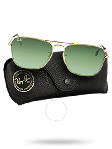 Ray Ban Caravan Green Classic G-15 Square Unisex Sunglasses RB3136 181 58 - RAY-BAN - BALAAN 1