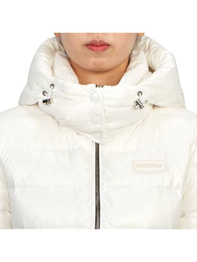 Women s goose down padded jacket Pigna belted hoodie VDDJ25235 WHS - DUVETICA - BALAAN 9