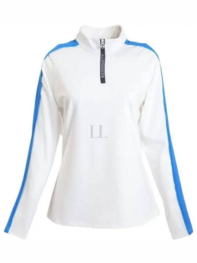 Kora Mid Layer Long Sleeve T-Shirt White - J.LINDEBERG - BALAAN 2