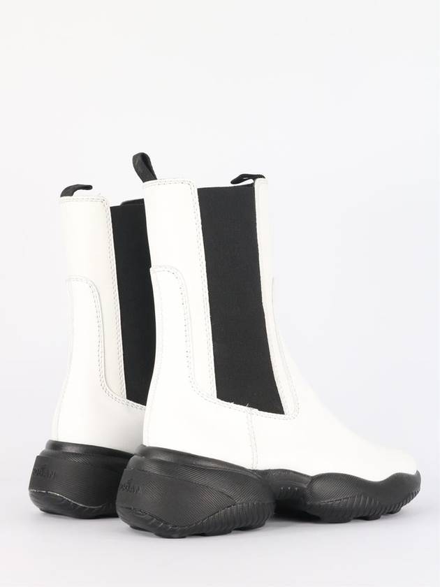 interaction chelsea boots white black - HOGAN - BALAAN 4