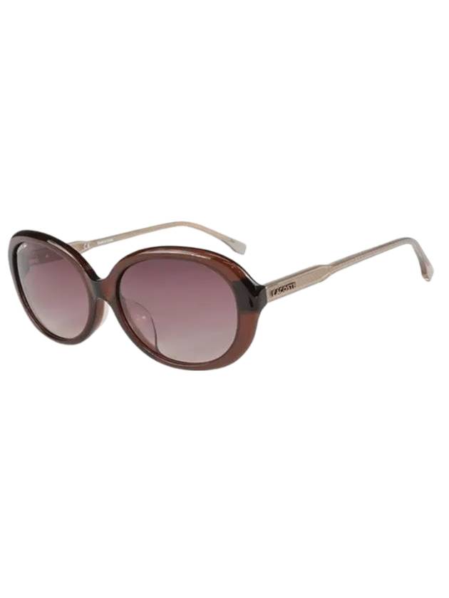 Eyewear Oval Sunglasses Brown - LACOSTE - BALAAN 1