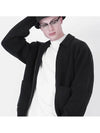 Heavy Knit Two way Zip up Black - CHANCE'S NOI - BALAAN 4