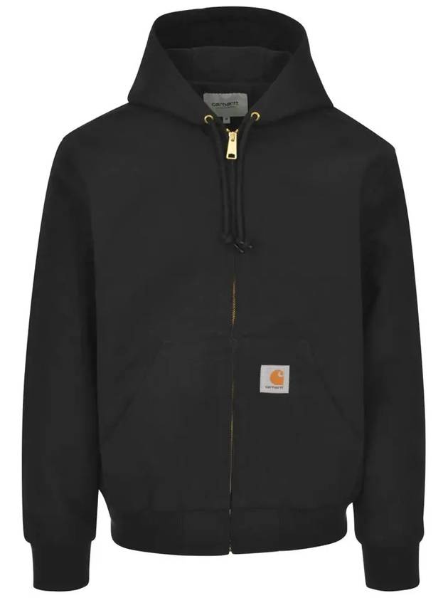 24SS Logo Patch Active Jacket Black I032939 8901 - CARHARTT - BALAAN 1