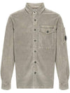 Lens Detail Long Sleeve Shirt Beige - CP COMPANY - BALAAN 1