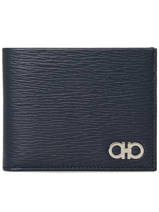 Ferragamo 66 A066 DEEP OCEAN 0744853 Men s Half Wallet - SALVATORE FERRAGAMO - BALAAN 1