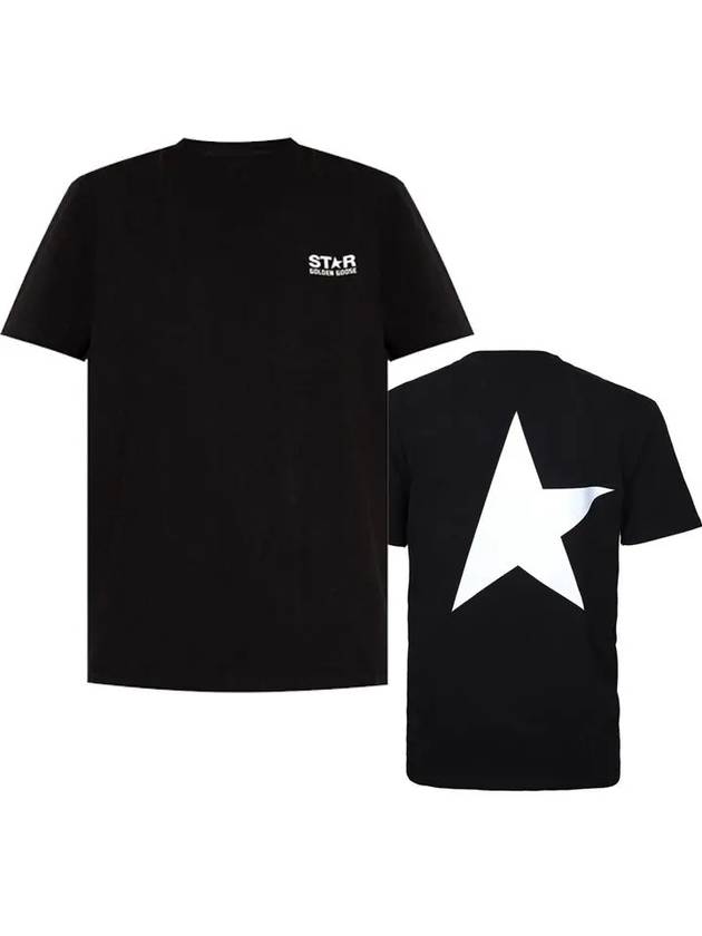 Back Big Star Short Sleeve T-Shirt Black - GOLDEN GOOSE - BALAAN 2