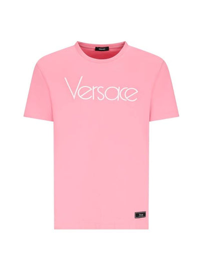 Long Sleeve T-Shirt 10126151A091202PO70 Pink - VERSACE - BALAAN 2