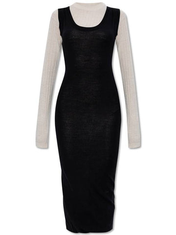 Marni Woolen Dress, Women's, Black - MARNI - BALAAN 1