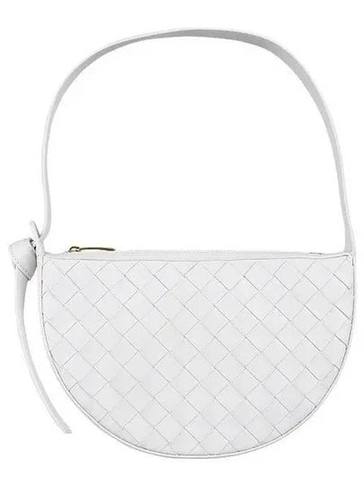 Intrecciato Sunrise Small Shoulder Bag White - BOTTEGA VENETA - BALAAN 2