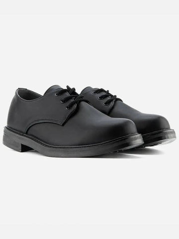 F03 New Weldon 3 Hole Derby Shoes Vanta Black - BSQT - BALAAN 1