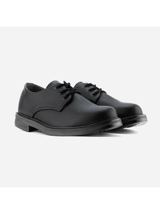 F03 New Weldon 3 Hole Derby Shoes Vanta Black - BSQT - BALAAN 1