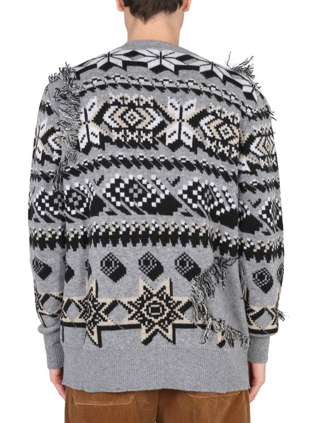 Wolf Knit Top Gray - ETRO - BALAAN 4